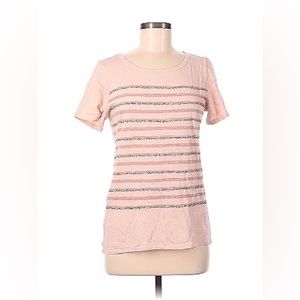Sequin Striped T-Shirt from LOFT